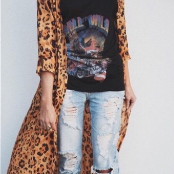 Spell and The Gypsy Cheetah Kimono/ Duster - Picture 3 of 7